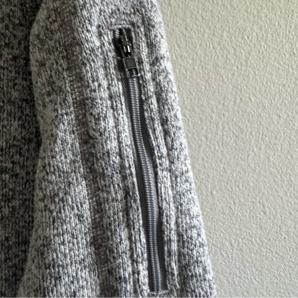 Patagonia Better Sweater Heather Gray Pullover Quarter Zip Jacket size Small - Picture 9 of 10